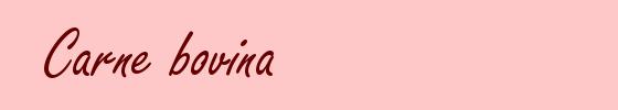 Carne bovina
